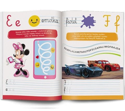 Książeczka edukacyjna Ameet Disney Uczy. Przygoda z Czytaniem. Elementarz. Ćwiczenia. Litery (USL 9304) Książeczka edukacyjna Ameet Disney Uczy. Przygoda z Czytaniem. Elementarz. Ćwiczenia. Litery (USL 9304)