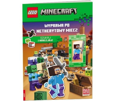 Książka dla dzieci Ameet LEGO® Minecraft®. Wyprawa po netherytowy miecz (MSF 5201) Książka dla dzieci Ameet LEGO® Minecraft®. Wyprawa po netherytowy miecz (MSF 5201)