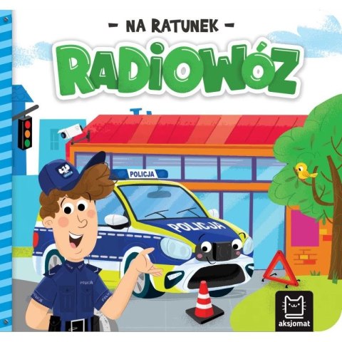 Książka dla dzieci Na ratunek. Radiowóz Książka dla dzieci Na ratunek. Radiowóz