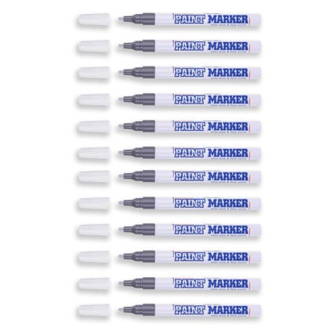 Marker olejowy Munhwa srebrny 2,0mm okrągła końcówka (8801006712131) Marker olejowy Munhwa srebrny 2,0mm okrągła końcówka (8801006712131)