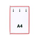 Panele prezentacyjne Tarifold A4 10 szt. czerwone (114003TR)