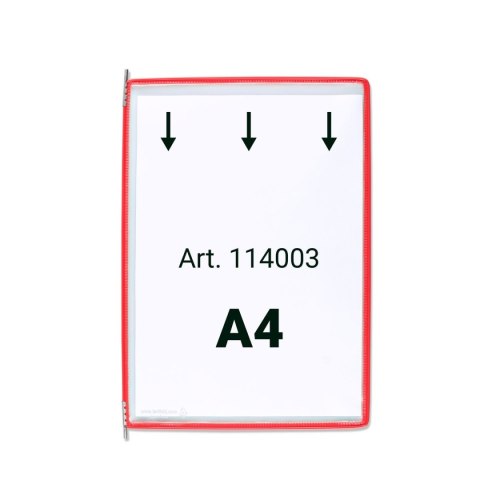 Panele prezentacyjne Tarifold A4 10 szt. czerwone (114003TR) Panele prezentacyjne Tarifold A4 10 szt. czerwone (114003TR)
