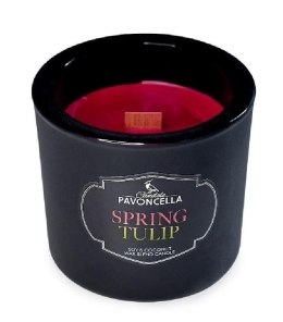 Świeczka ozdobna Pavoncella Classico Spring Tulip czarna 170g (5905711530981)