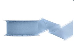 Wstążka Titanum Craft-Fun Series szyfonowa strzępiona 40x10 [mm x m] niebieski (WJ40-10-001)