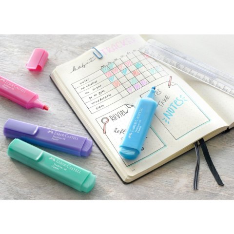 Zakreślacz Faber Castell Pastel 4 kolory (FC154610) Zakreślacz Faber Castell Pastel 4 kolory (FC154610)