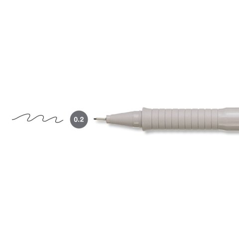 Cienkopis kreślarski Faber Castell Ecco Pigment czarny 0,2mm 1kol. (FC166299) Cienkopis kreślarski Faber Castell Ecco Pigment czarny 0,2mm 1kol. (FC166299)