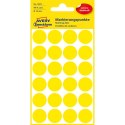 Etykieta do oznaczania Zweckform żółta kropki 18mm żółty [mm:] 18 (3007)