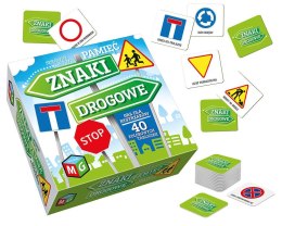 Gra edukacyjna Multigra ZNAKI DROGOWE- PAMIĘĆ