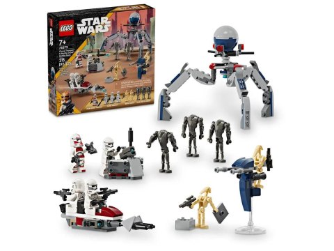 Klocki konstrukcyjne Lego Star Wars Zestaw bitewny z żołnierzem armii klonów™ i droidem bojowym™ (75372) Klocki konstrukcyjne Lego Star Wars Zestaw bitewny z żołnierzem armii klonów™ i droidem bojowym™ (75372)