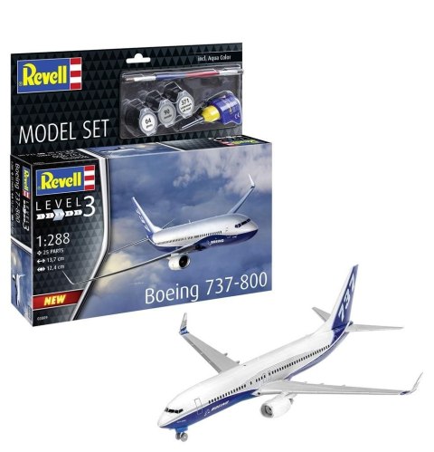Model do sklejania Revell Set Boeing 737-800 (63809) Model do sklejania Revell Set Boeing 737-800 (63809)