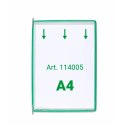 Panele prezentacyjne A4 Tarifold 10 sztuk kolor zielony