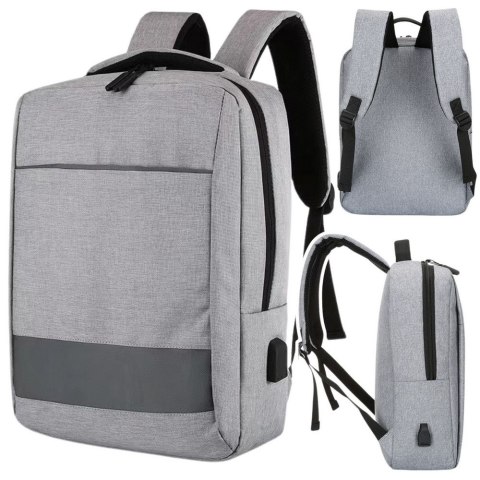 Plecak Lean szary 40X30CM (22310) Plecak Lean szary 40X30CM (22310)