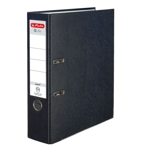 Segregator dźwigniowy Herlitz Q. file Standard 0011167061 A4 80mm czarny (300003083) Segregator dźwigniowy Herlitz Q. file Standard 0011167061 A4 80mm czarny (300003083)