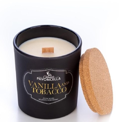 Świeczka ozdobna Classico Vanilla and Tabacco czarna 135 g Pavoncella (5905711530042) Świeczka ozdobna Classico Vanilla and Tabacco czarna 135 g Pavoncella (5905711530042)