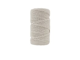 Sznurek Tierra ozdobny, pastel biały 50m