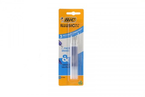 Wkład do długopisu Bic 3sztL niebieski 0,7mm (516517)