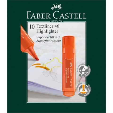 Zakreślacz Faber Castell pomarańczowe (154615) Zakreślacz Faber Castell pomarańczowe (154615)