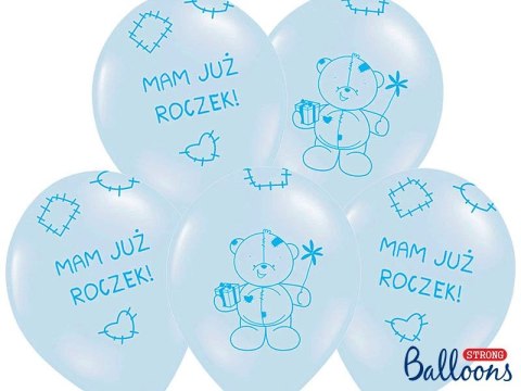Balon gumowy Partydeco gumowy niebieski mam już roczek 30 cm/6 sztuk niebieski 300mm (SB14P-221-011-6) Balon gumowy Partydeco gumowy niebieski mam już roczek 30 cm/6 sztuk niebieski 300mm (SB14P-221-011-6)