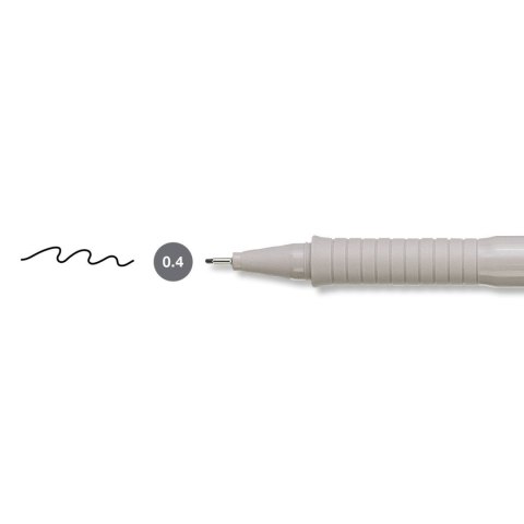 Cienkopis kreślarski Faber Castell Ecco Pigment czarny 0,4mm 1kol. (FC166499) Cienkopis kreślarski Faber Castell Ecco Pigment czarny 0,4mm 1kol. (FC166499)
