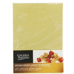 Etykieta samoprzylepna brokatowy złoty A4 złoty Galeria Papieru (254010)