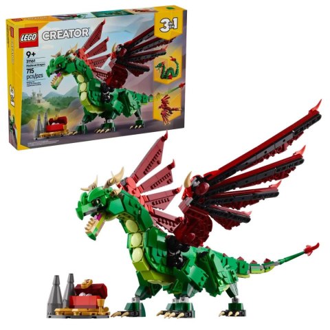 Klocki konstrukcyjne Lego Creator 3w1 Średniowieczny smok (31161) Klocki konstrukcyjne Lego Creator 3w1 Średniowieczny smok (31161)
