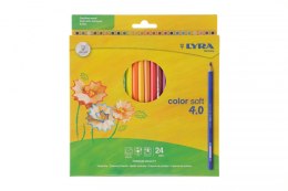 Kredki ołówkowe Lyra SOFT 4.0 24 kol. (L2421240)