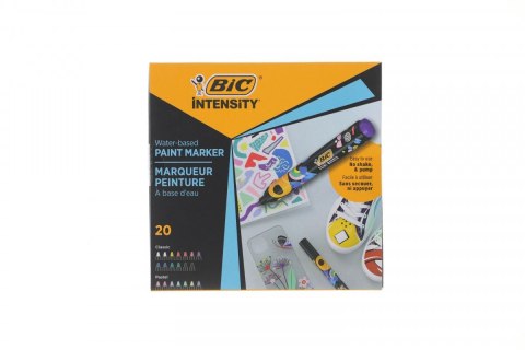 Marker specjalistyczny Bic AKRYLOWE+CLASSIC 20 SZT mix (527424) Marker specjalistyczny Bic AKRYLOWE+CLASSIC 20 SZT mix (527424)
