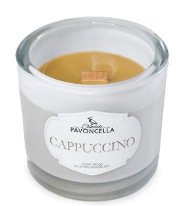 Świeczka ozdobna Pavoncella Classico Cappuccino biała 170g (5905711530479)