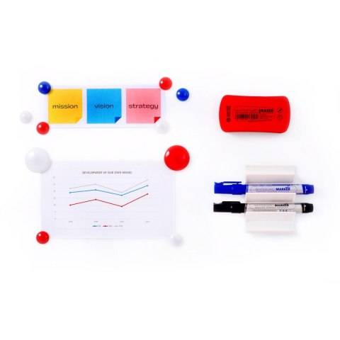 Tablica magnetyczna rama aluminiowa [mm:] 900x600 Memoboards (TM96ALC)