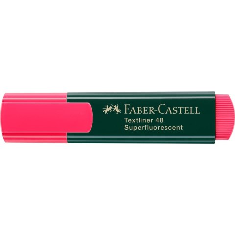Zakreślacz 48 Faber-Castell 1-5mm czerwony Zakreślacz 48 Faber-Castell 1-5mm czerwony