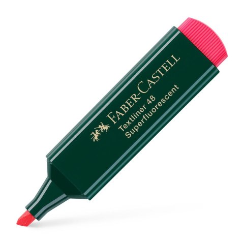 Zakreślacz 48 Faber-Castell 1-5mm czerwony Zakreślacz 48 Faber-Castell 1-5mm czerwony
