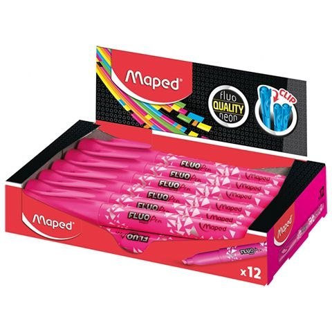 Zakreślacz Maped fluo peps różowy różowy 1,0-5,0mm (734036) Zakreślacz Maped fluo peps różowy różowy 1,0-5,0mm (734036)