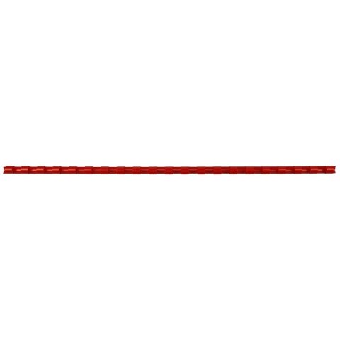 Grzbiety do bindowania Titanum A4 czerwony plastik śr. 6mm Grzbiety do bindowania Titanum A4 czerwony plastik śr. 6mm