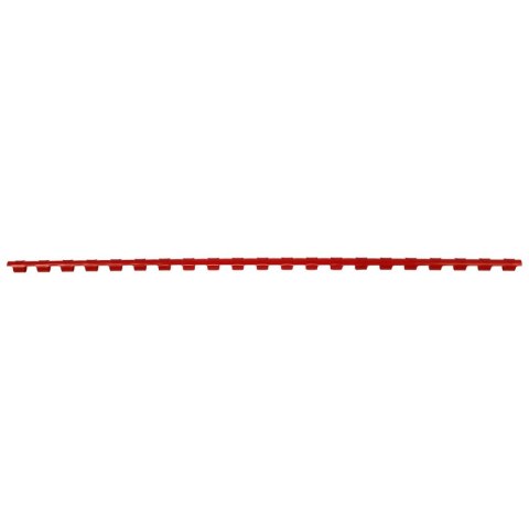 Grzbiety do bindowania Titanum A4 czerwony plastik śr. 6mm Grzbiety do bindowania Titanum A4 czerwony plastik śr. 6mm