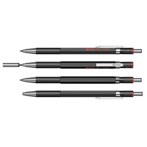 Ołówek automatyczny Rotring 300 czarny 2,0mm (1904729) Ołówek automatyczny Rotring 300 czarny 2,0mm (1904729)