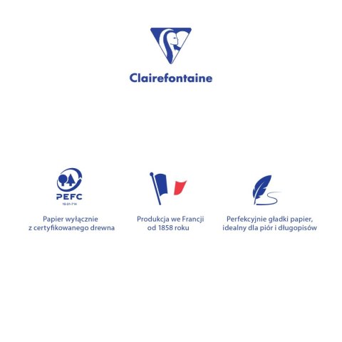 Zeszyt Clairefontaine 63562AMXC CF A5 80k. 90g krata Zeszyt Clairefontaine 63562AMXC CF A5 80k. 90g krata