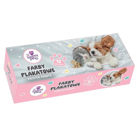 Farby plakatowe Beniamin The Sweet Pets kolor: mix 20ml 12 kolor. (2266) Farby plakatowe Beniamin The Sweet Pets kolor: mix 20ml 12 kolor. (2266)