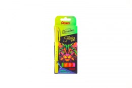 Flamaster Pentel Pisak BRUSH SIGN PEN 5 SZT (SES15C-ST5FLUOPL)