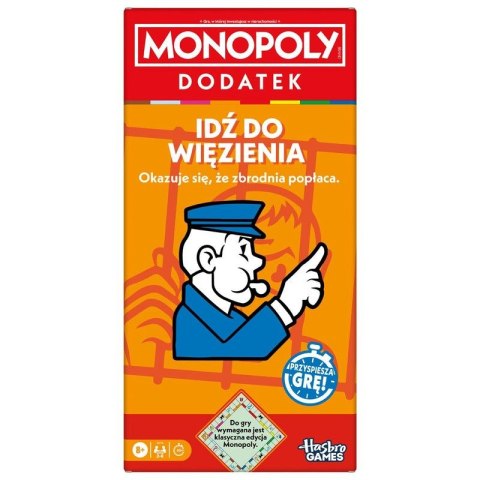 Gra planszowa Hasbro Monopoly Dodatek Idź do Więzienia (G0719) Gra planszowa Hasbro Monopoly Dodatek Idź do Więzienia (G0719)