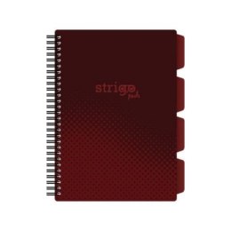 Kołozeszyt (kołobrulion) Strigo BASIC BORDOWY B5 100k. 80g krata (PADS059)