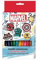 Kredki ołówkowe Beniamin Avengers trójkątne 12 kol.