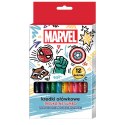 Kredki ołówkowe Beniamin Avengers trójkątne 12 kol.
