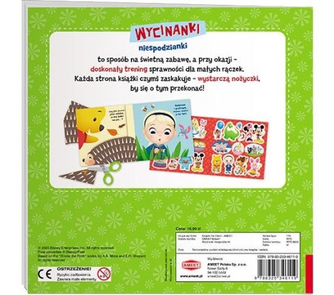 Książeczka edukacyjna Disney Maluch. Wycinanki niespodzianki Ameet (WYC 9202) Książeczka edukacyjna Disney Maluch. Wycinanki niespodzianki Ameet (WYC 9202)