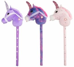 Pluszak interaktywny głowa jednorożca na kiju z dźwiękiem, 80cm Mega Creative (553242)