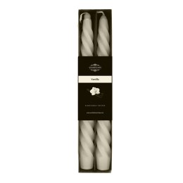 Świeca Pavoncella stołowa zakręcona o zapachu Vanilla (opak. 2 szt.) KREMOWY JASNY [mm:] 250 (8716516195575)