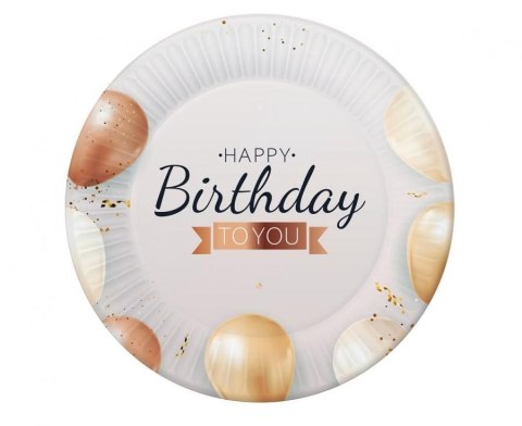 Talerz jednorazowy Godan Happy Birthday papier śr. 180mm 6 szt (PG-TAHB) Talerz jednorazowy Godan Happy Birthday papier śr. 180mm 6 szt (PG-TAHB)