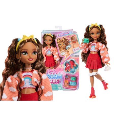 Lalka Dream Besties modowa Teresa na wrotkach + akcesoria [mm:] 290 Barbie (JFX98)