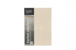 Papier ozdobny (wizytówkowy) Galeria Papieru czerpany krenowy A4 kremowy 180g (201422)