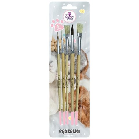 Pędzel The Sweet Pets z naturalnego włosia Rexus (2334) Pędzel The Sweet Pets z naturalnego włosia Rexus (2334)