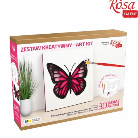 Zestaw plastyczny Rosa Motyle 3d Zestaw plastyczny Rosa Motyle 3d